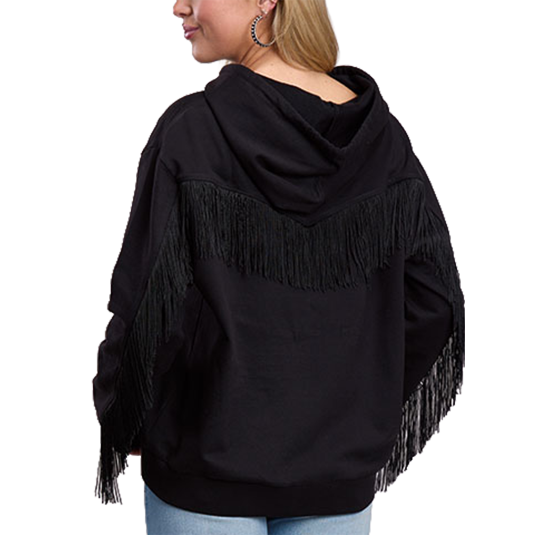 Sweat à capuche à franges Roper pour femme