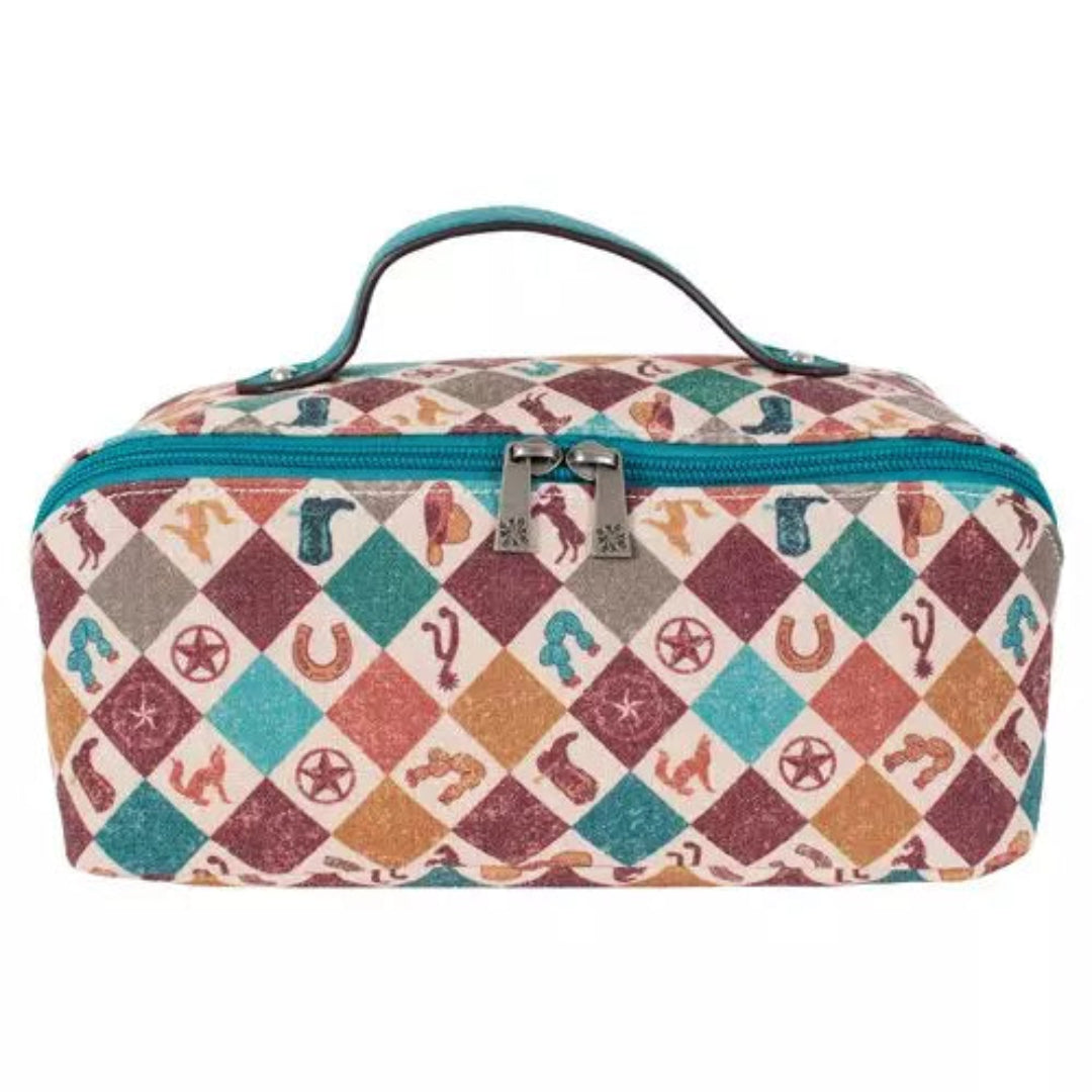 Trousse essentielle Catchfly pour femme imprimé vache tournesol