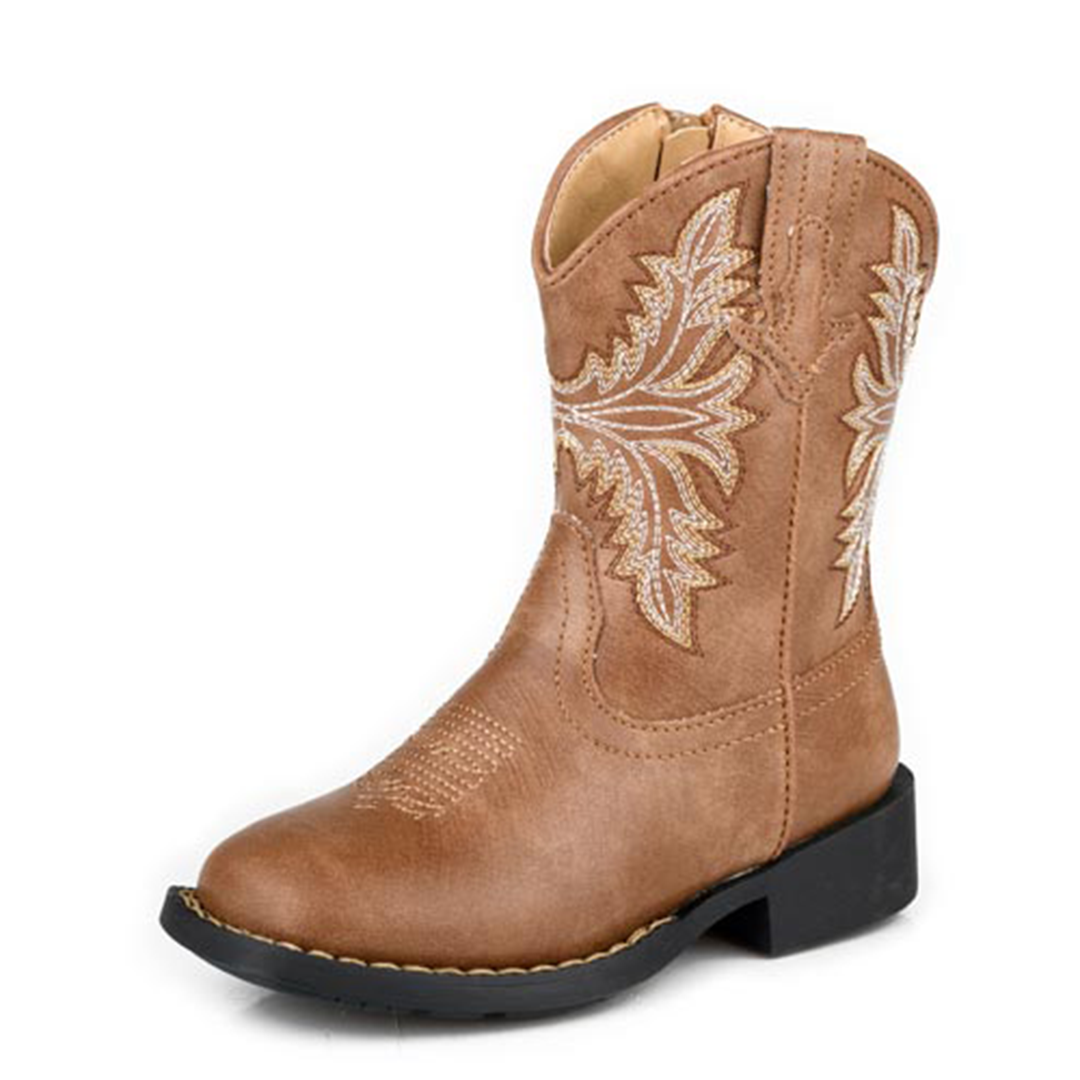 Roper Toddler Girls' Western Stitch Cowgirl Boots