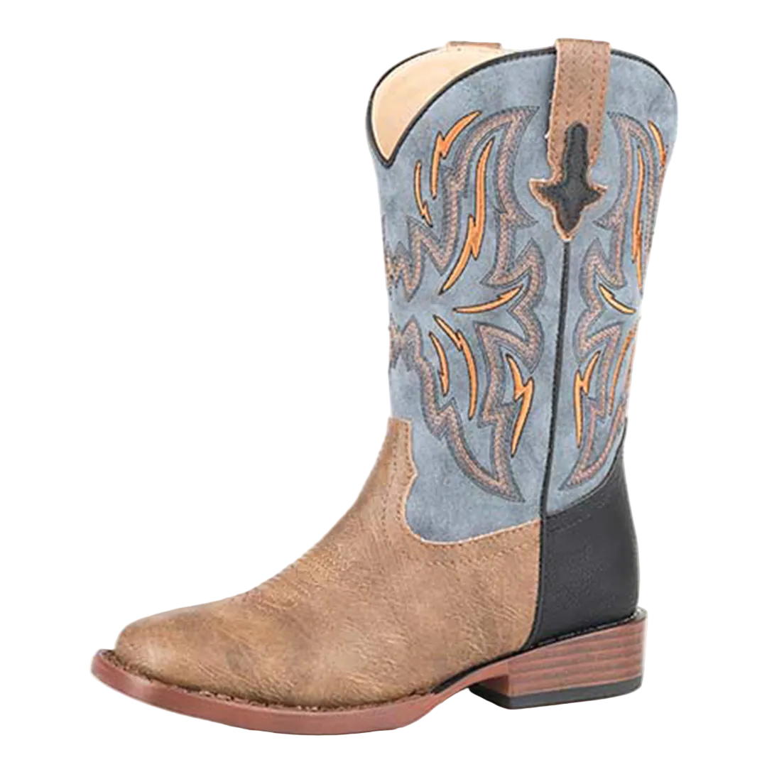 Bottes de cow-girl à bout carré Lola pour enfants Roper