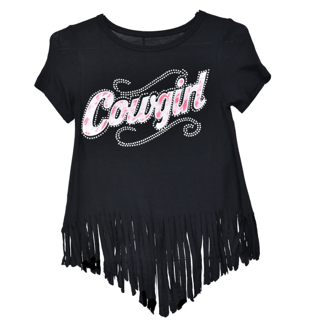 Cowgirl Hardware Girls' Fringe T-Shirt