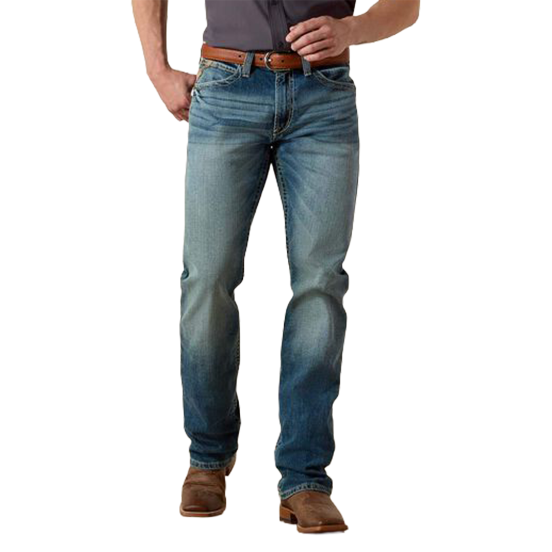 Jean droit empilable Ariat M4 coupe basse extensible pour homme Shoreway