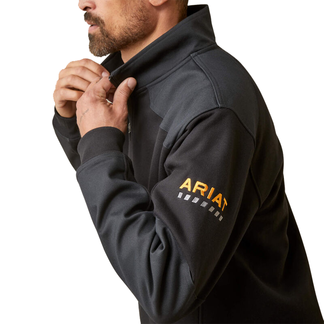 Ariat Men's Rebar Workman Duracanvas 1/4 Zip Sweatshirt