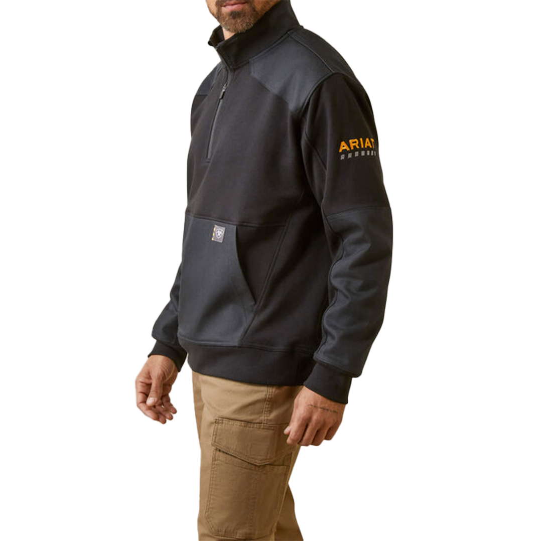 Ariat Men's Rebar Workman Duracanvas 1/4 Zip Sweatshirt