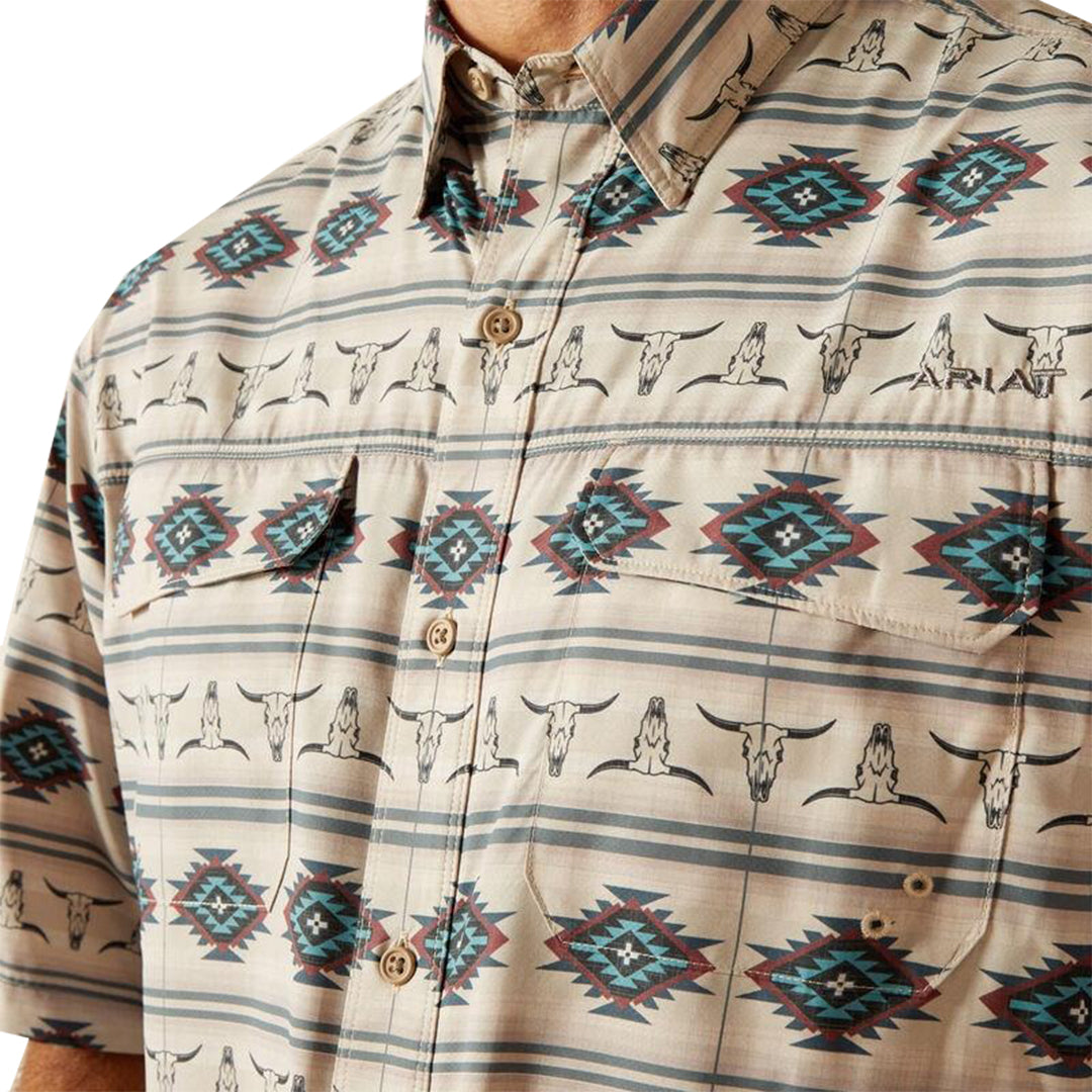 Ariat Men's French Oak VentTek Short Sleeve Western Shirt