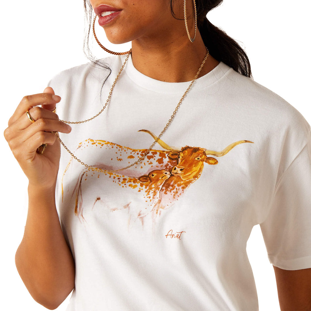 Ariat Women's Maternal Cow T-Shirt