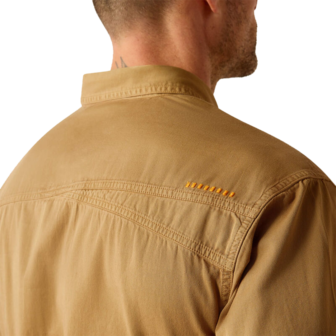 Ariat Men's Rebar Washed Twill Long Sleeve Shirt