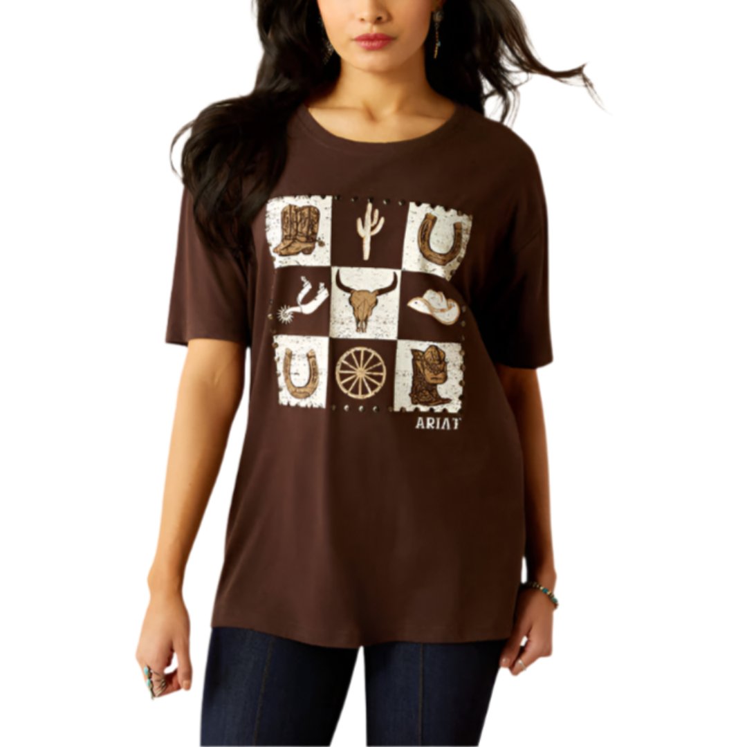 Ariat Women's Checkerboard T-Shirt