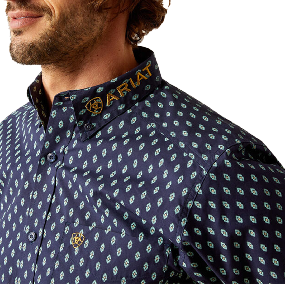 Ariat Men's Team Powell Fitted Long Sleeve Button Shirt