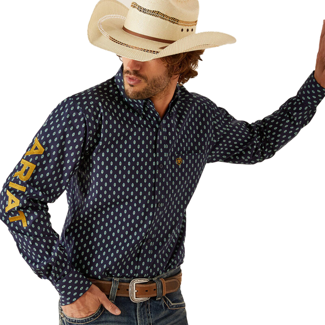 Ariat Men's Team Powell Fitted Long Sleeve Button Shirt