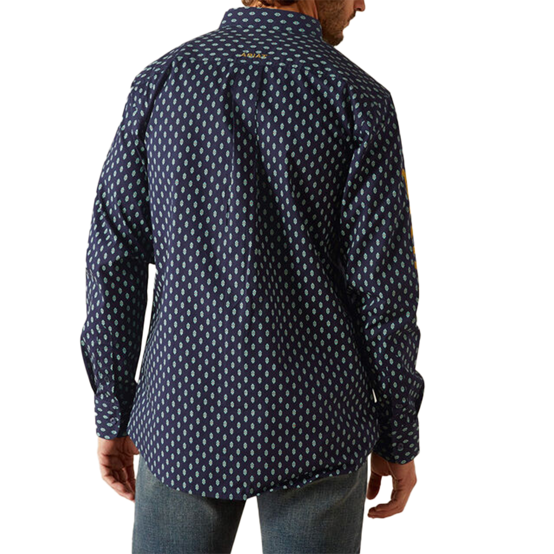 Ariat Men's Team Powell Fitted Long Sleeve Button Shirt