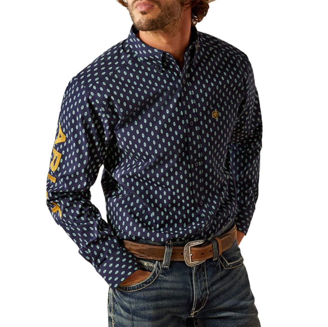 Ariat Men's Team Powell Fitted Long Sleeve Button Shirt