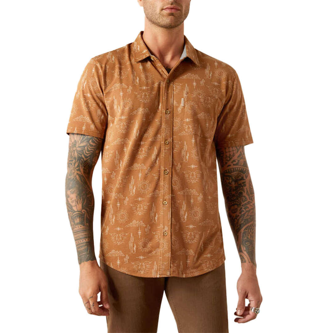Ariat Men's Retro Short Sleeve Button Down Shirt