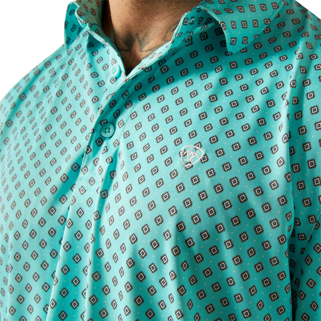 Ariat Men's All Over Print Polo