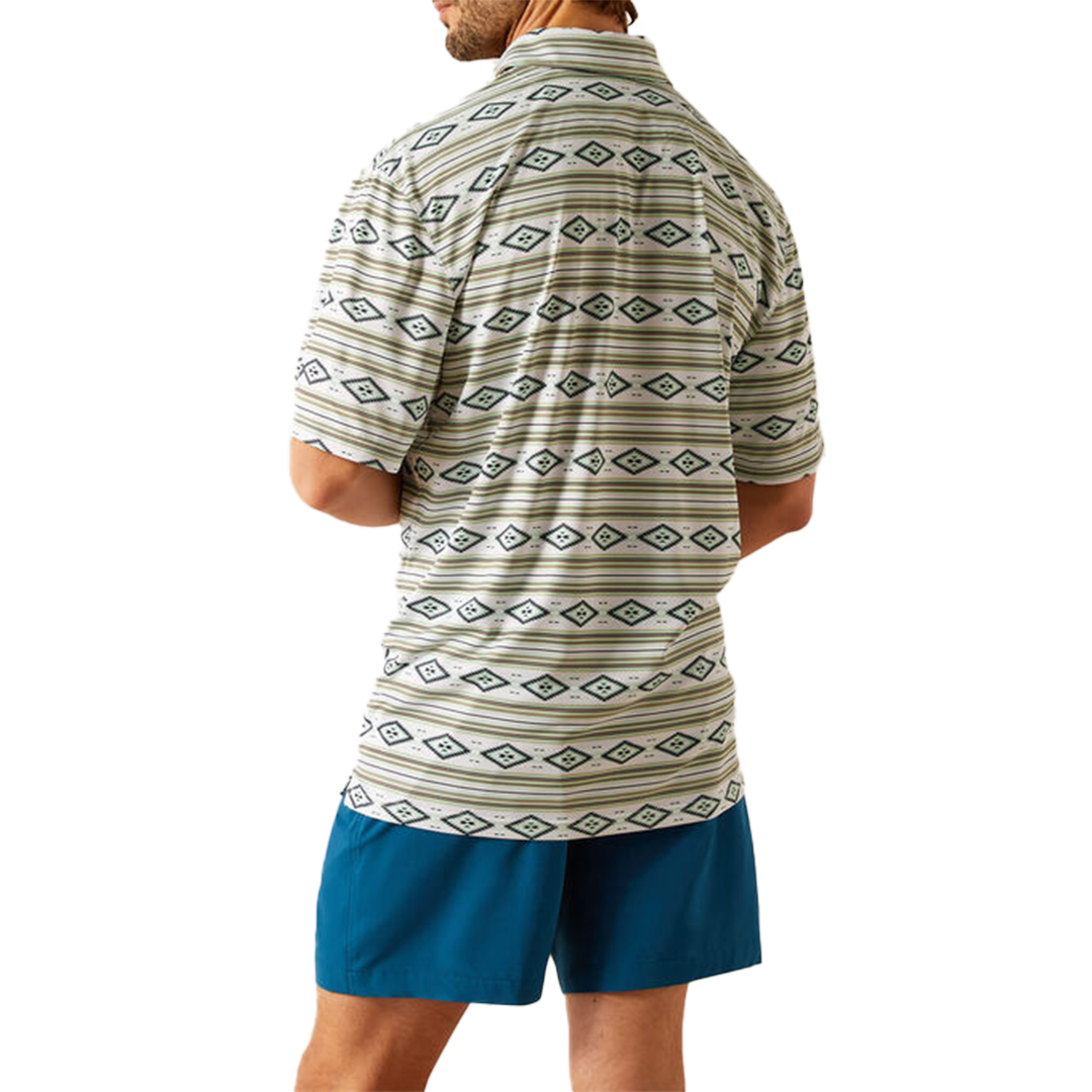 Ariat Men's All Over Print Polo