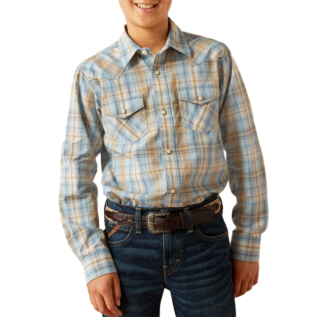 Whittle Aeon- Embroidered Full Sleeves Shirt For Boys main image 0