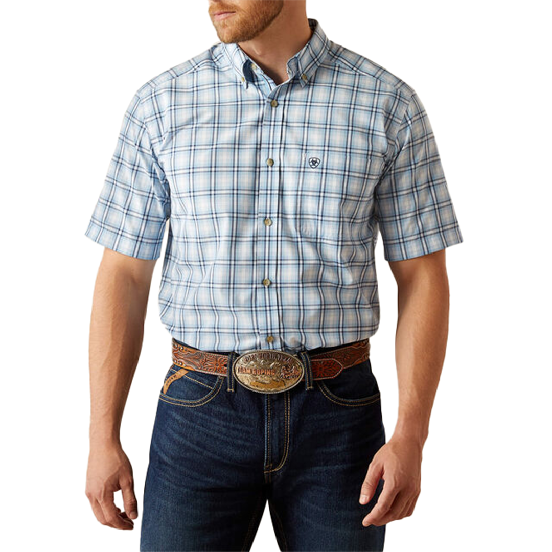 Ariat Men's Pro Series Cal Classic Fit Short Sleeve Button Shirt