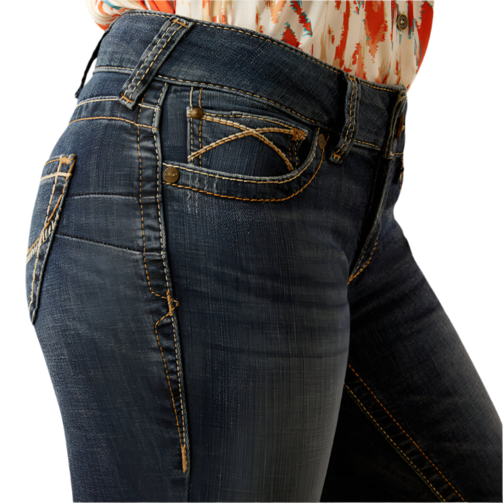 Ariat Women's Mid Rise Lilla Boot Cut Jeans