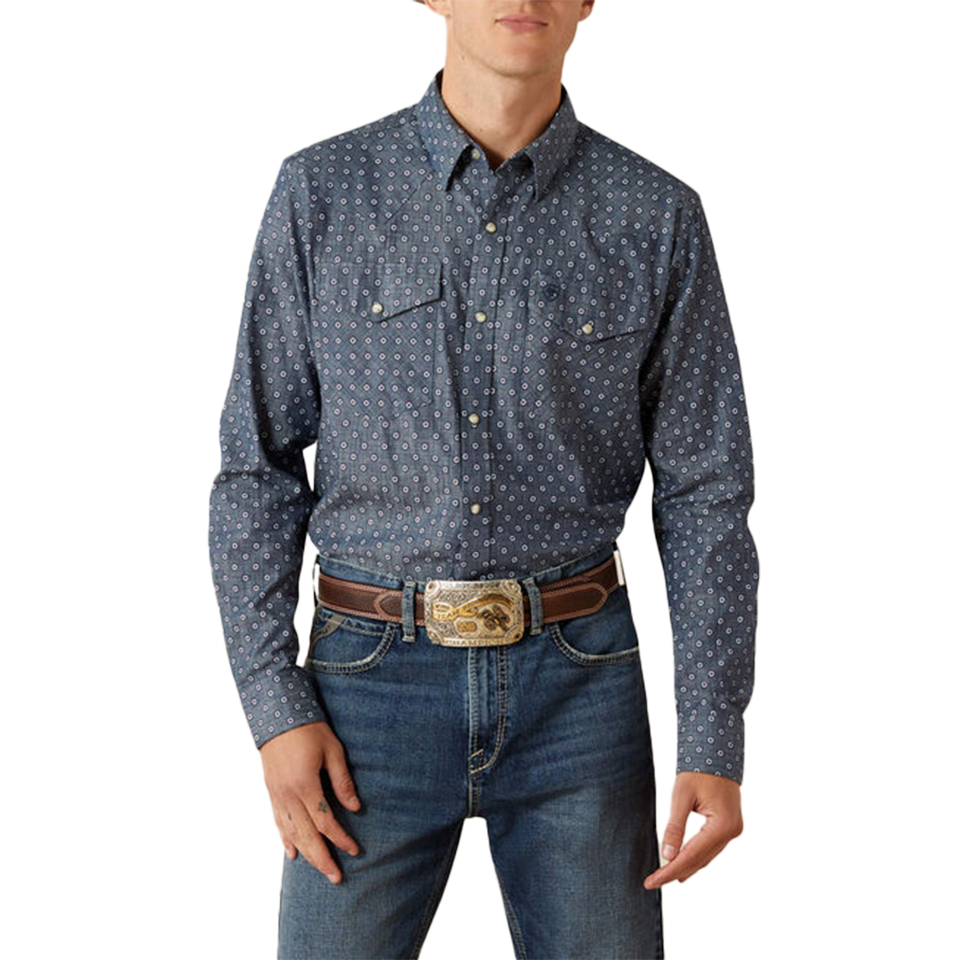 Ariat Men's Trip Fitted Long Sleeve Snap Shirt