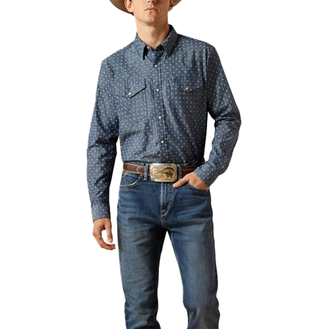 Ariat Men's Trip Fitted Long Sleeve Snap Shirt