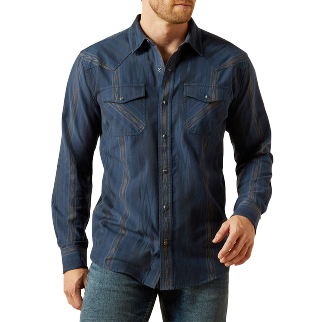 Ariat Men's New Hansen Retro Fit Long Sleeve Snap Shirt