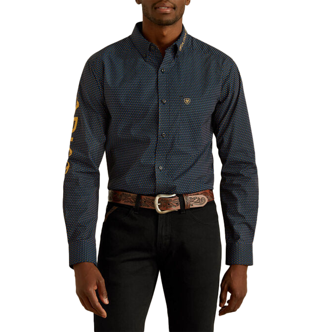 Ariat Men's Logo Long Sleeve Button Shirt