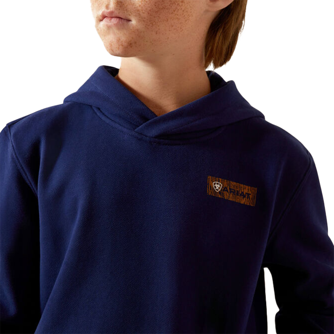 Ariat Boys' Woodshop Stack Hoodie