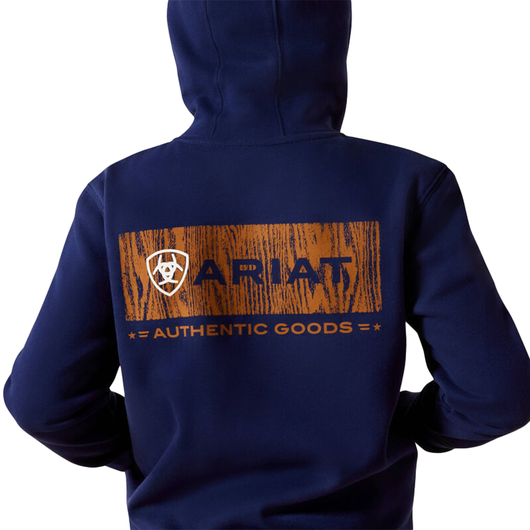 Ariat Boys' Woodshop Stack Hoodie