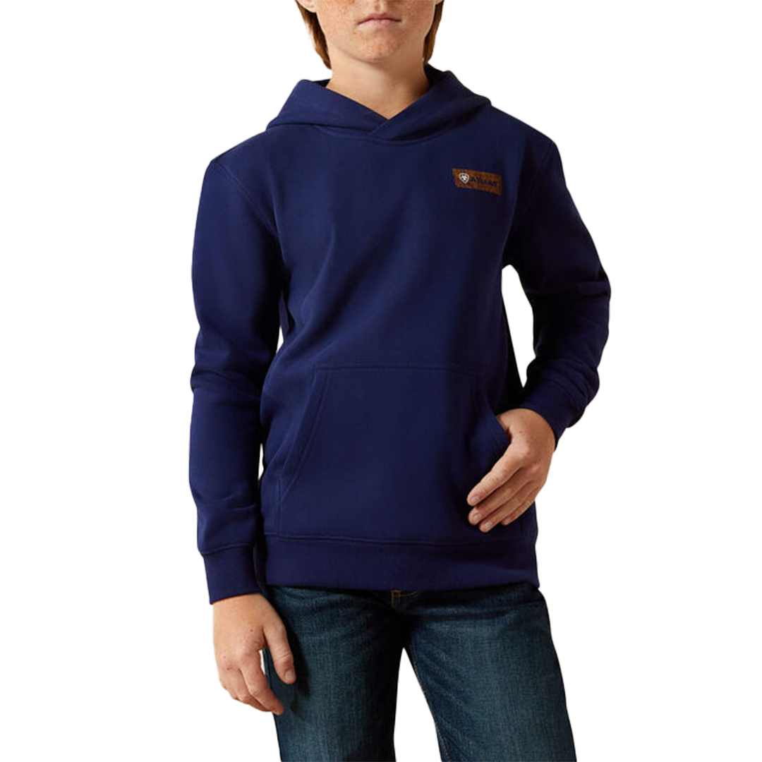 Ariat Boys' Woodshop Stack Hoodie