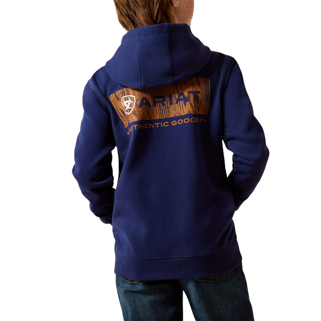 Ariat Boys' Woodshop Stack Hoodie