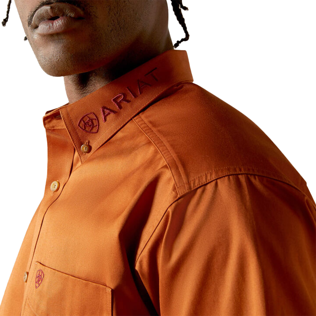 Ariat Men's Team Logo Twill Classic Fit Long Sleeve Button Shirt
