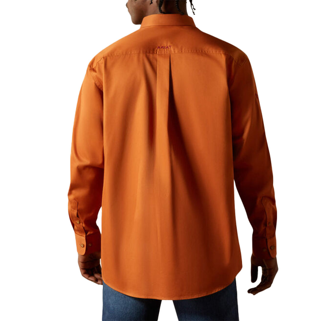 Ariat Men's Team Logo Twill Classic Fit Long Sleeve Button Shirt