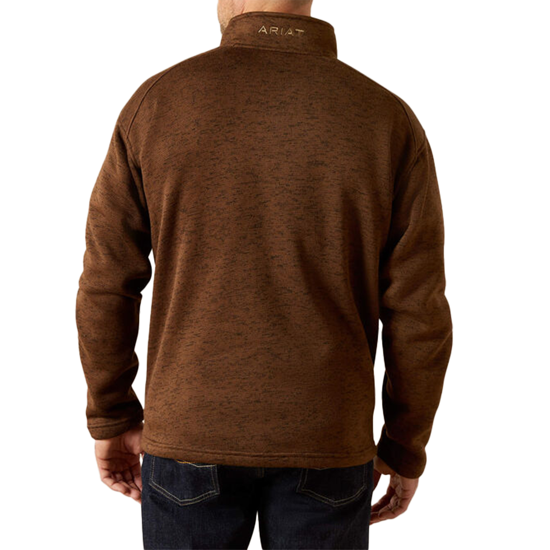 Ariat Men's Caldwell Logo 1/4 Zip Sweater