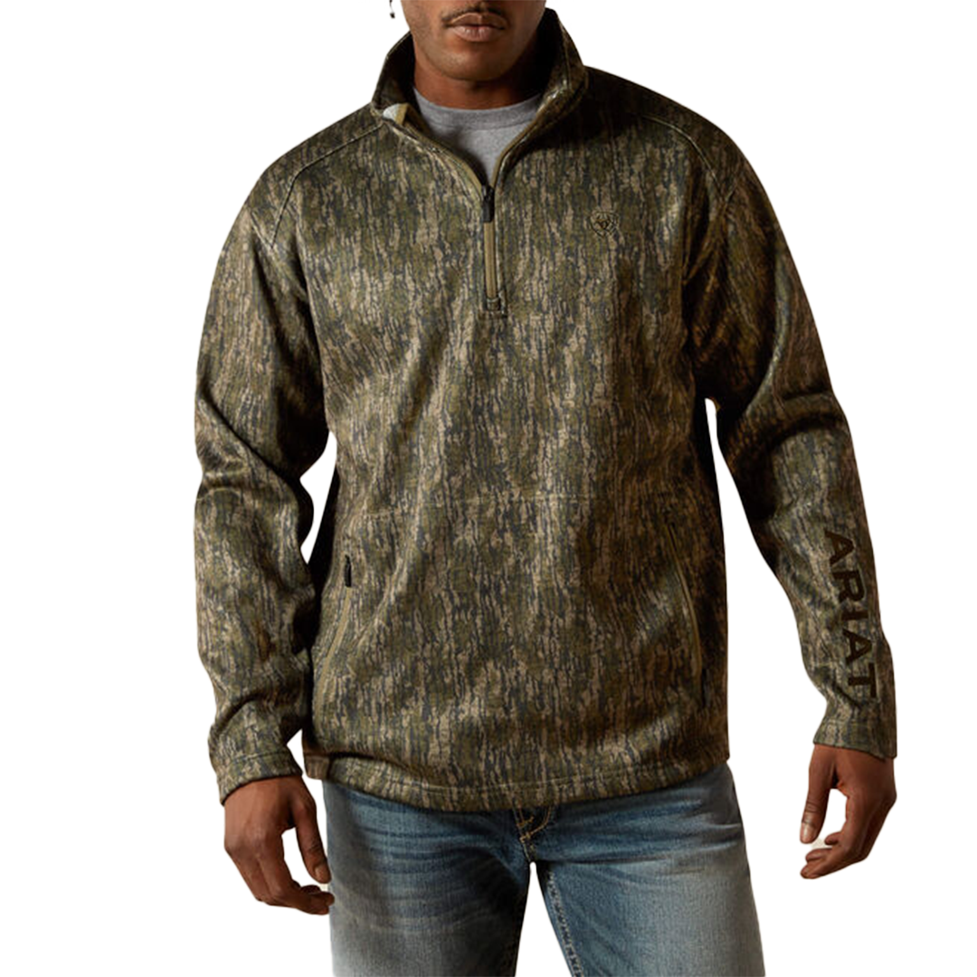 Ariat Men's Caldwell Logo 1/4 Zip Sweater