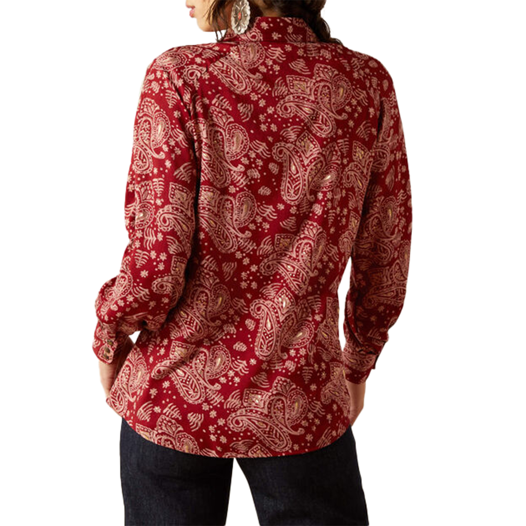 Ariat Women's Imprints Long Sleeve Snap Shirt