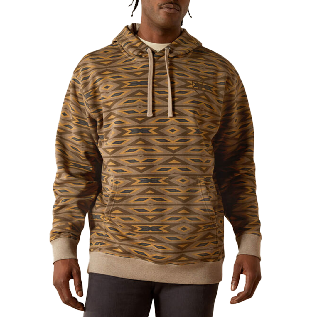 Sweat à capuche imprimé Ariat pour homme