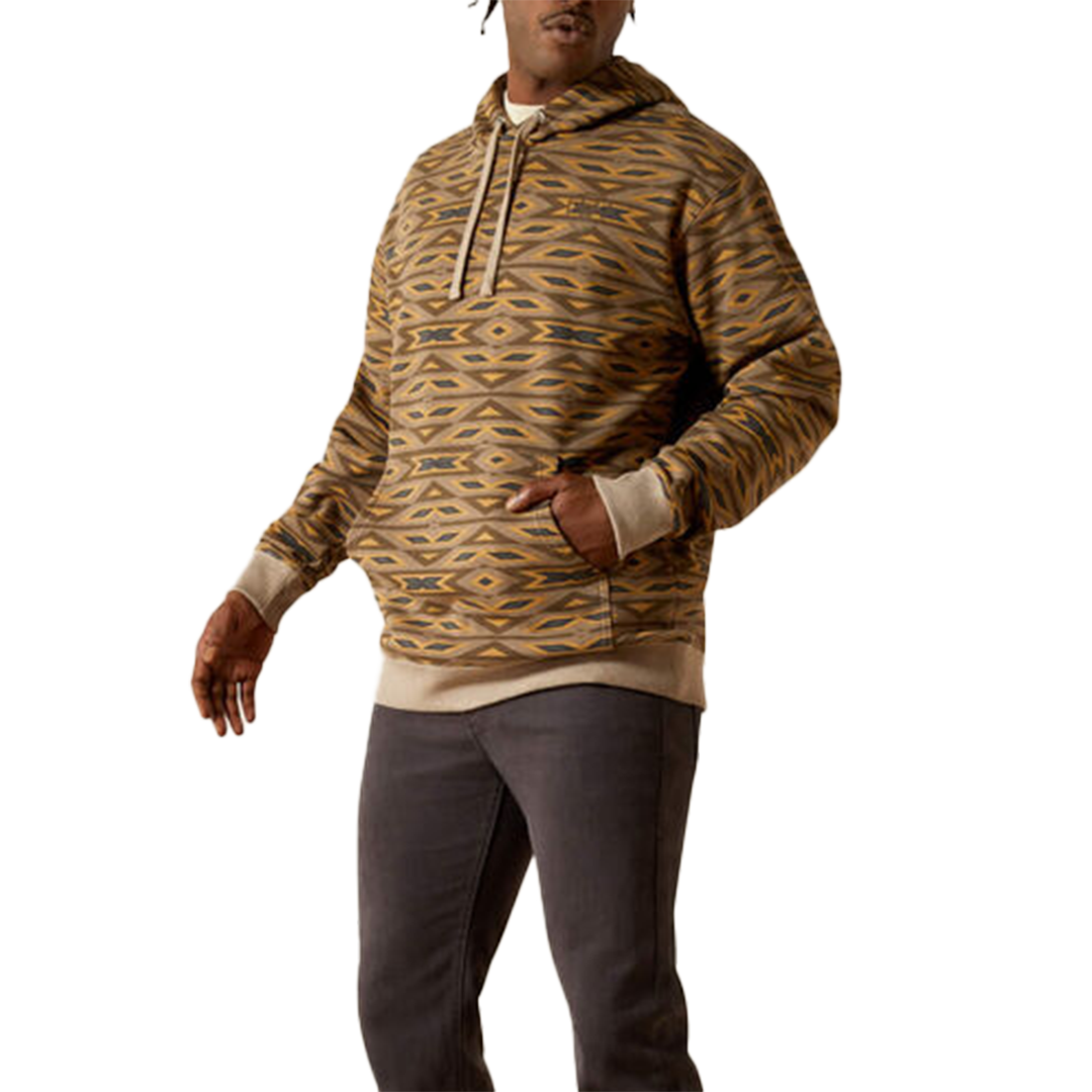 Sweat à capuche imprimé Ariat pour homme