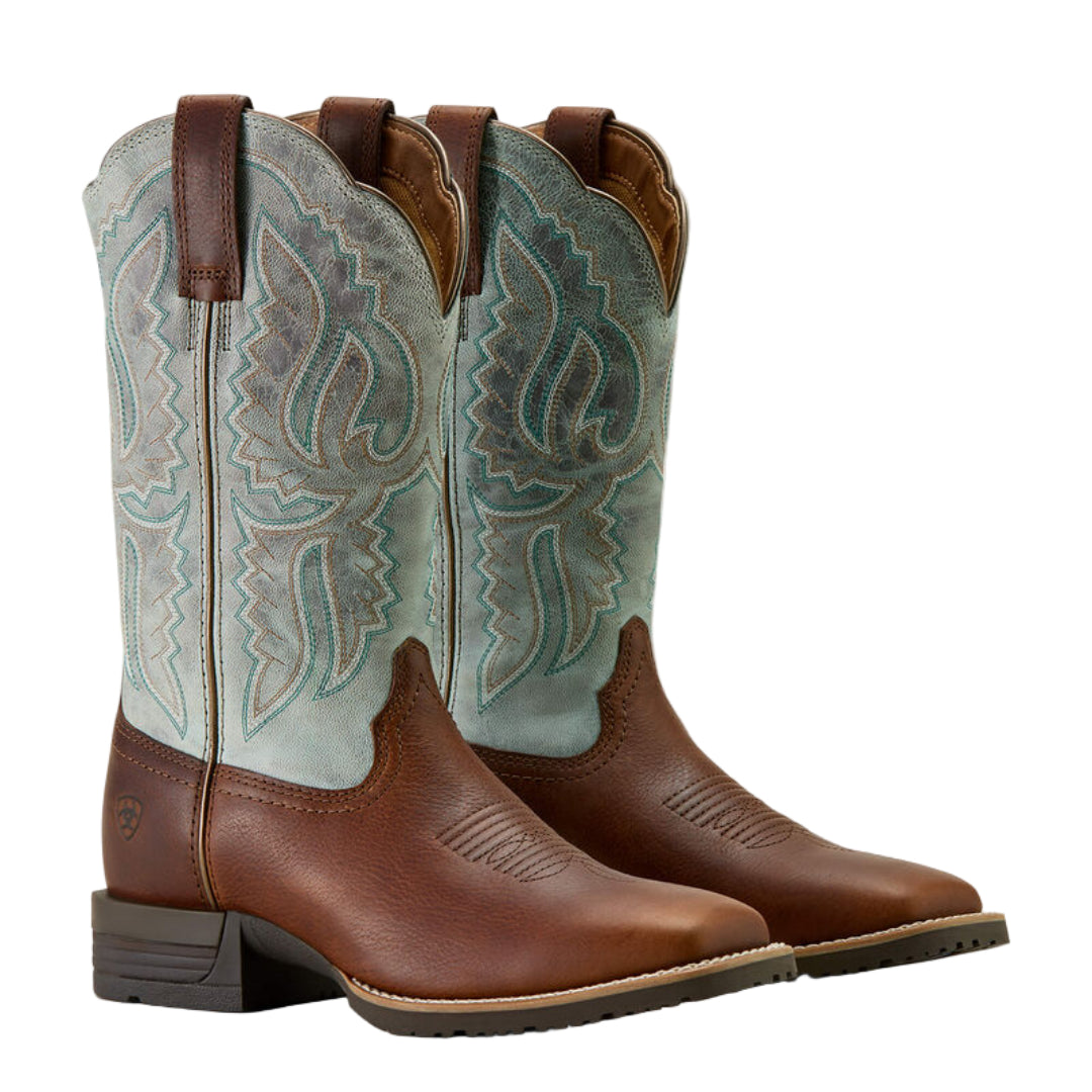 Ariat Women's Hybrid Ranchwork Wide Square Toe Western Boot