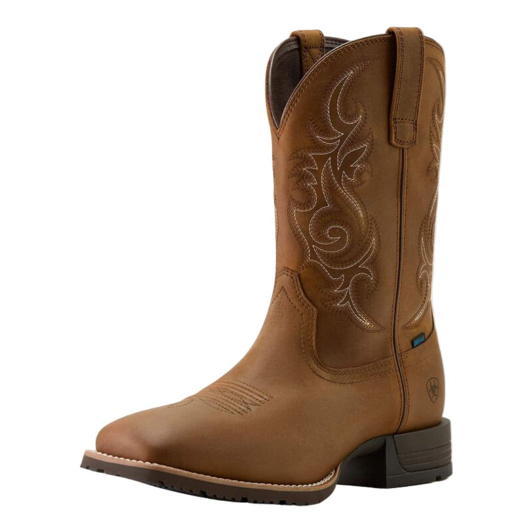 Ariat Men's Hybrid Ranchway Waterproof Wide Square Toe Cowboy Boot