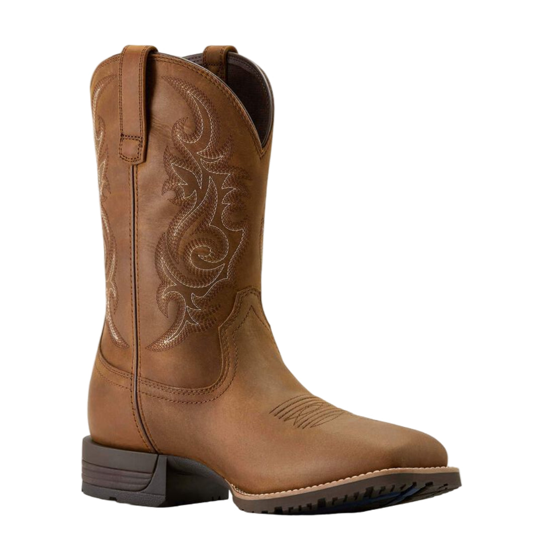 Ariat Men's Hybrid Ranchway Waterproof Wide Square Toe Cowboy Boot
