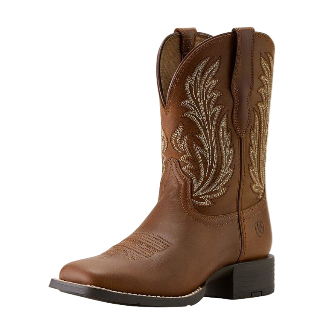 Bottes western Ariat Round Up Filly à bout carré large pour femme