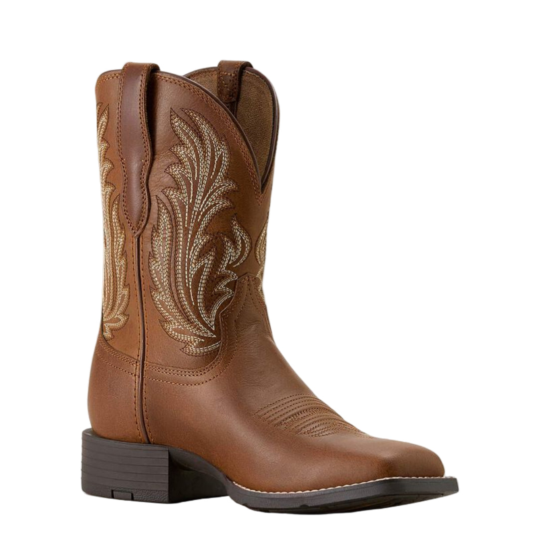 Bottes western Ariat Round Up Filly à bout carré large pour femme