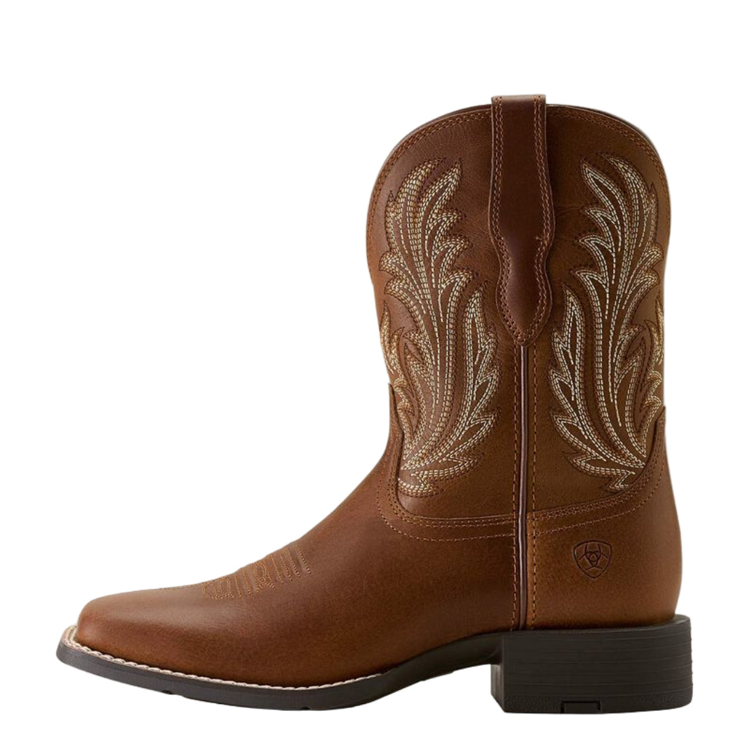 Bottes western Ariat Round Up Filly à bout carré large pour femme
