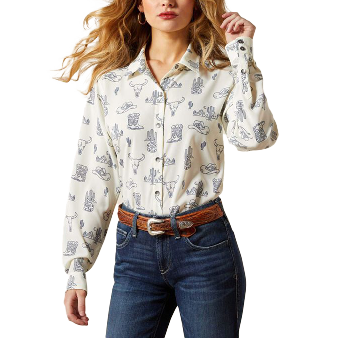 Ariat Women's Homestyle Long Sleeve Snap Shirt