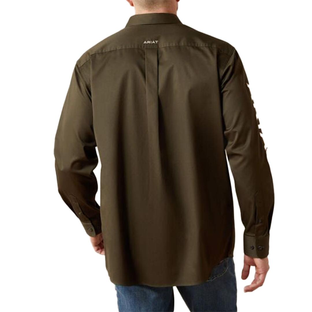 Ariat Men's Team Logo Long Sleeve Button Shirt