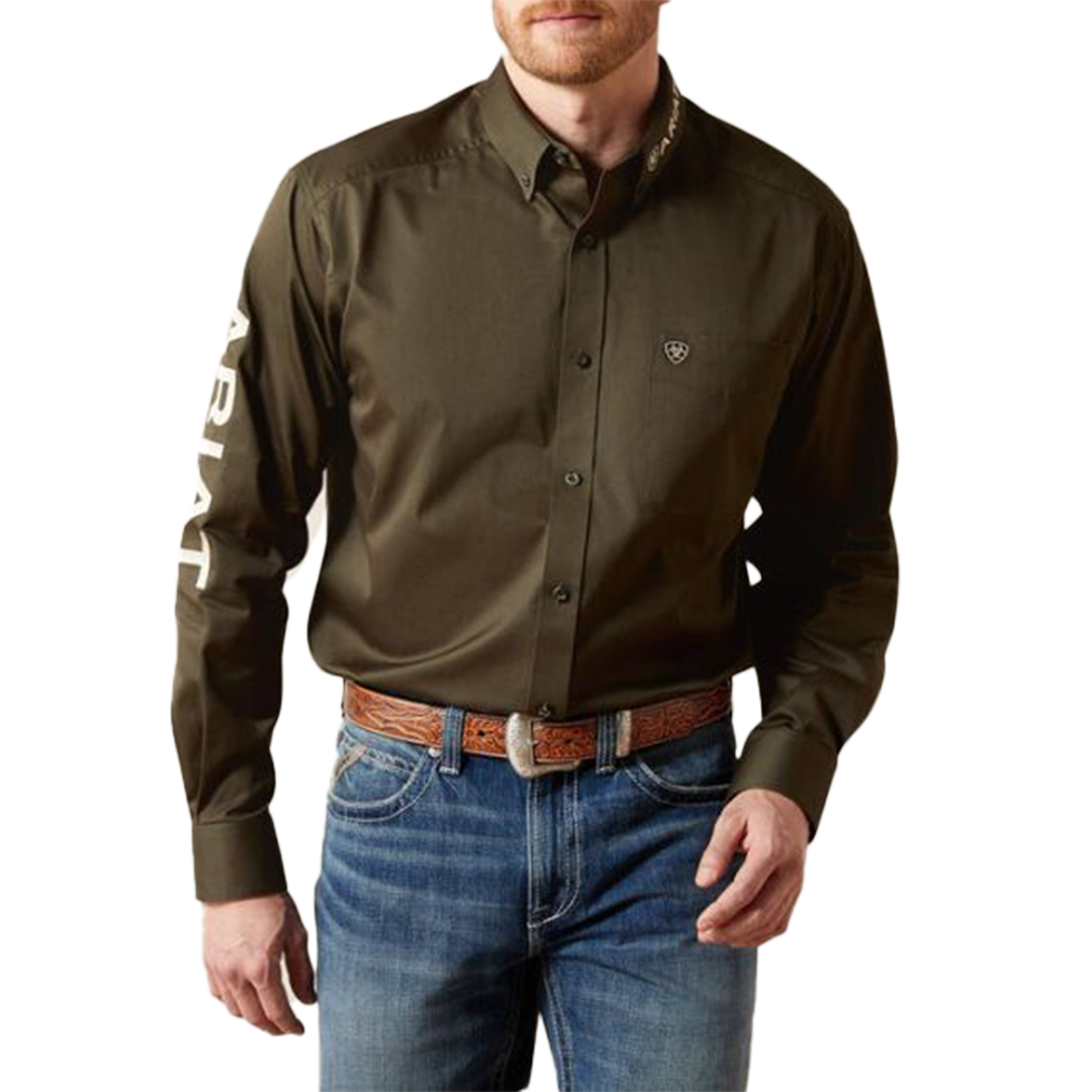 Ariat Men's Team Logo Long Sleeve Button Shirt