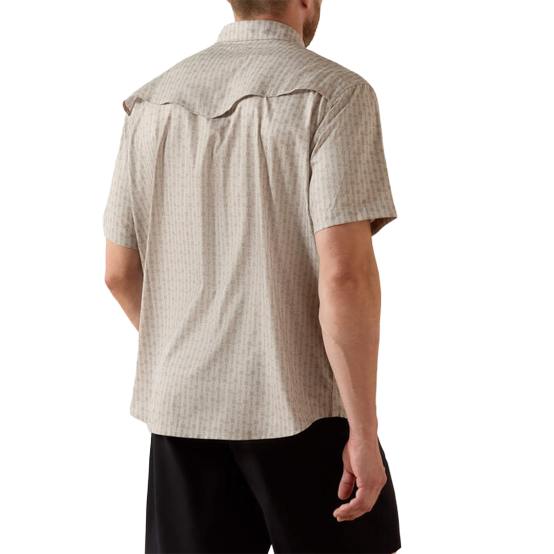 Ariat Men's Western VentTEK Classic Fit Short Sleeve Snap Shirt