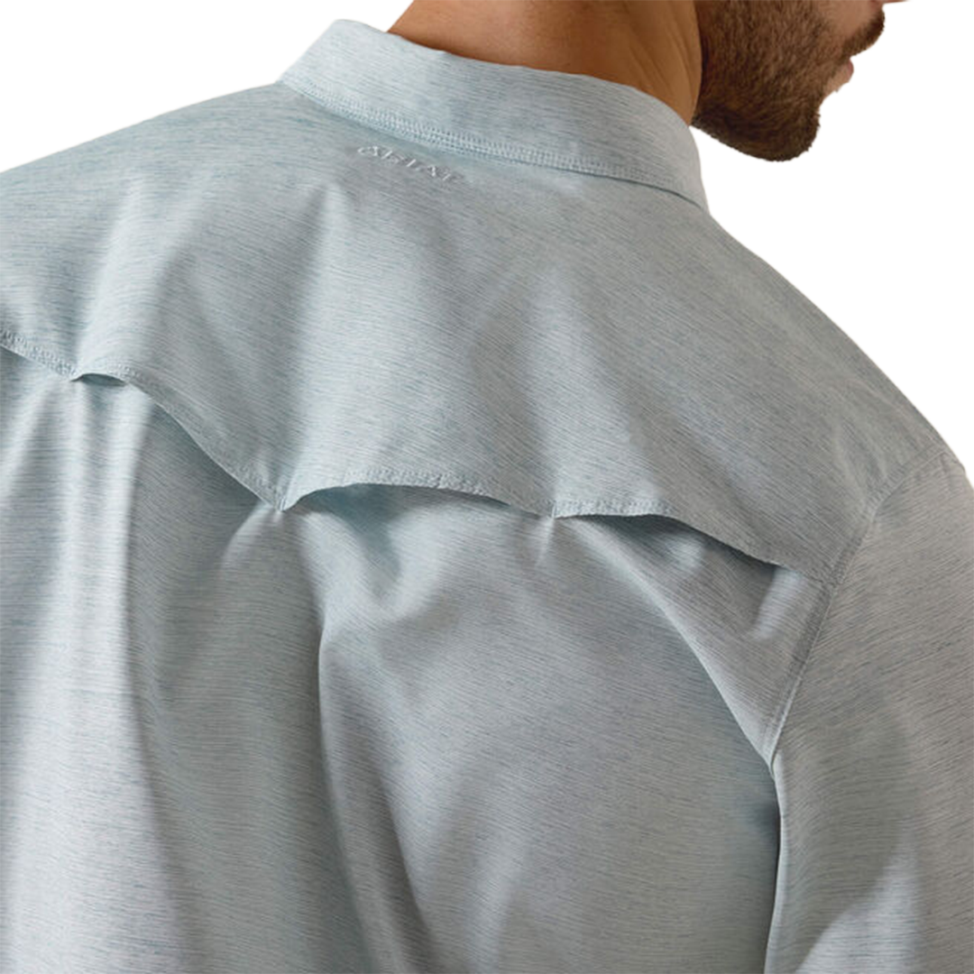Ariat Men's Western VentTEK Classic Fit Short Sleeve Snap Shirt