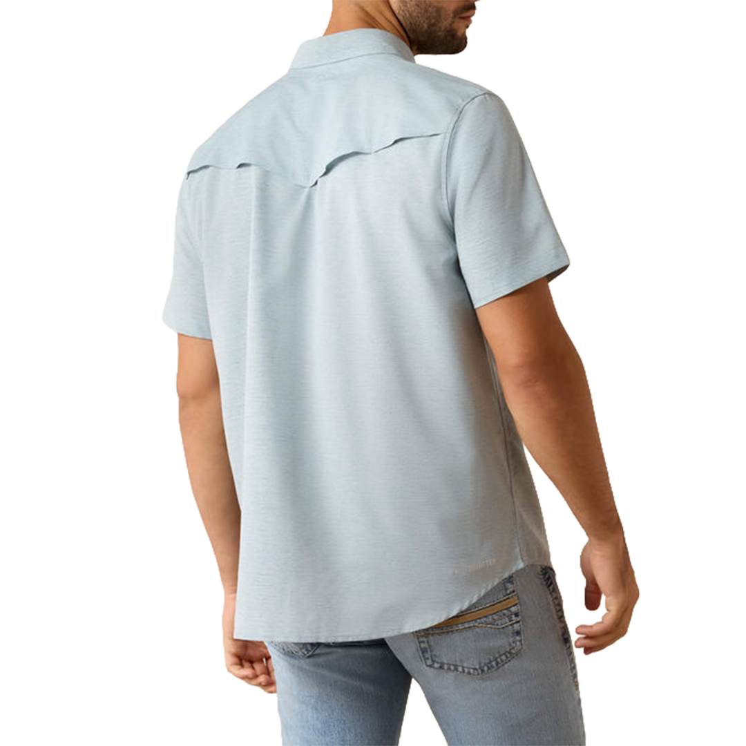 Ariat Men's Western VentTEK Classic Fit Short Sleeve Snap Shirt