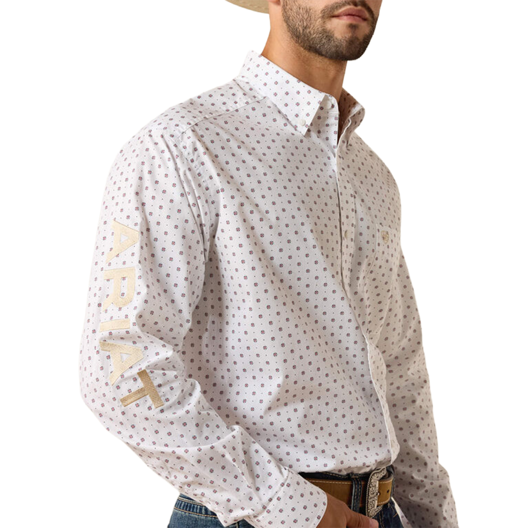 Ariat Men's Team Wake Logo Long Sleeve Button Shirt